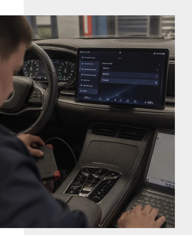 Русификация автомобиля BYD HAN для эксплуатации в Павловском Посаде